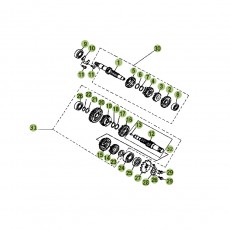 Beta RR125 13 Getriebe