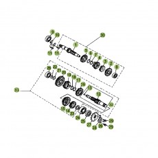 Beta RR125 14 Getriebe