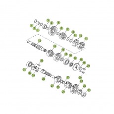 Beta RR125 LC 13 Getriebe