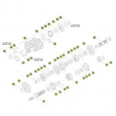 Beta RR350 17 Getriebe