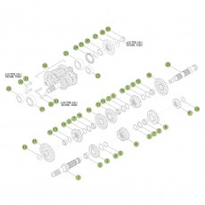 Beta RR450 Factory 12 Getriebe