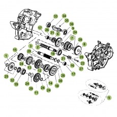 Beta RR50 Standard 13 Getriebe