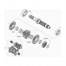 Beta Xtrainer250 25 Getriebe 1