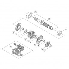 Beta X trainer 15 Getriebe 1