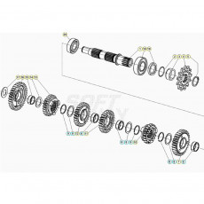 Beta RR125RC 20 Getriebe 2