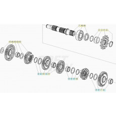 Beta RR125 20 Getriebe 2