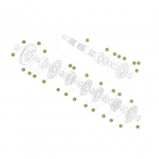 Beta RR250 2T 14 Getriebe 2