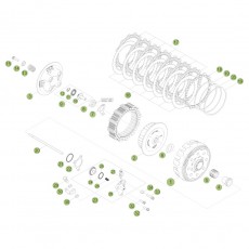 Beta RR400 Factory 11 Primärtrieb/Kupplung 2