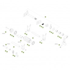 Beta RR480 Racing 17 Schaltung