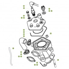 Beta Minitrial LC 15 Zylinder/Zylinderkopf/Ventiltrieb
