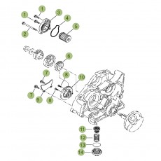 Beta RR125LC 4T 18 Schmiersystem