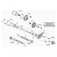 Beta EVO300 4T 20 Schmiersystem