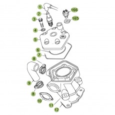 Beta EVO80 Junior 09 Zylinder/Zylinderkopf/Ventiltrieb