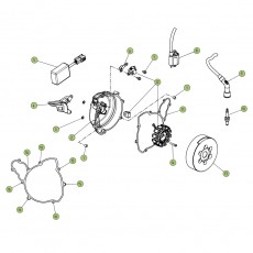 Beta REV250 4T 08 Zündanlage