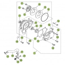 Beta 125 LC 17 Kühlsystem
