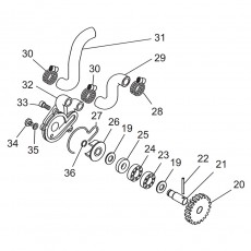 Beta EVO125 12 Schmiersystem
