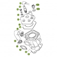 Beta EVO80 11 Zylinder/Zylinderkopf/Ventiltrieb