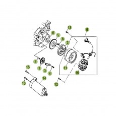 Beta RE125 09 Zündanlage