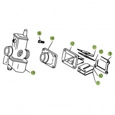 Beta REV3 125 07 Vergaser