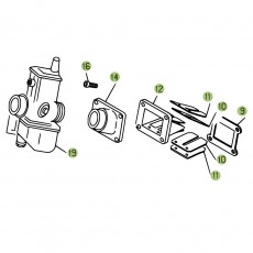 Beta REV3 125 08 Vergaser