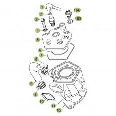 Beta REV80 08 Zylinder/Zylinderkopf/Ventiltrieb