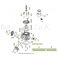 Beta RR125 19 Zylinder/Zylinderkopf/Ventiltrieb