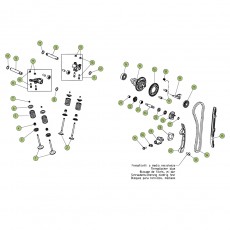 Beta EVO300 4T 18 Zylinder/Zylinderkopf/Ventiltrieb 2