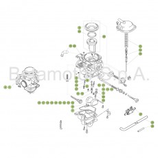 Beta EVO300 4T 17 Vergaser