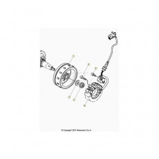 Beta RR125 LC R 24 Zündanlage