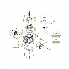 Beta RR300 RC 17 Zylinder/Zylinderkopf/Ventieltrieb