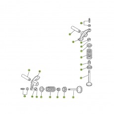 Beta RR125 09 Zylinder/Zylinderkopf/Ventiltrieb 2