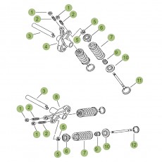 Beta RR125LC 4T 18 Zylinder/Zylinderkopf/Ventiltrieb 2