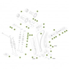 Beta RR430 Racing 4T 18 Zylinder/Zylinderkopf/Ventiltrieb 2