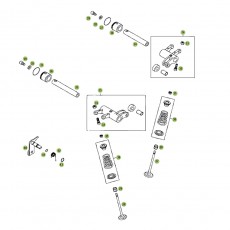 Beta RR450 Racing 09 Zylinder/Zylinderkopf/Ventiltrieb 2
