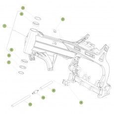 Beta EVO125 09 Rahmen - Ausleger