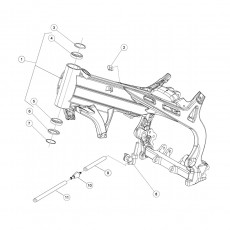 Beta EVO250 11 Rahmen - Ausleger
