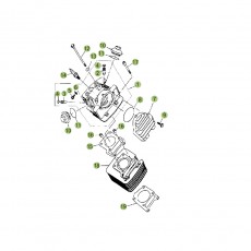 Beta RR125 14 Zylinder/Zylinderkopf/Ventiltrieb 1