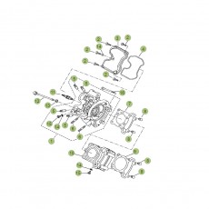 Beta RR125 LC 14-15 Zylinder/Zylinderkopf/Ventiltrieb 1