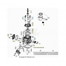 Beta RR125RC 20 Zylinder/Zylinderkopf/Ventiltrieb