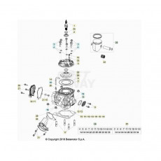 Beta RR200 20 Zylinder/Zylinderkopf/Ventiltrieb