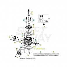 Beta RR200RC 26 Zylinder/Zylinderkopf/Ventiltrieb