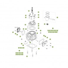 Beta RR250 16 Zylinder-Zylinderkopf-Ventiltrieb