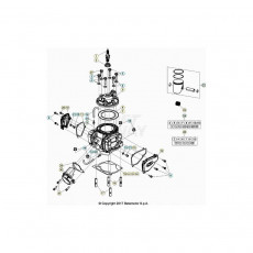 Beta RR250RC 22 Zylinder/Zylinderkopf/Ventiltrieb