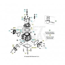 Beta RR250RC 25 Zylinder/Zylinderkopf/Ventiltrieb