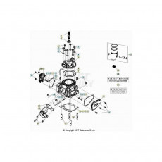 Beta RR300RC 21 Zylinder/Zylinderkopf/Ventiltrieb