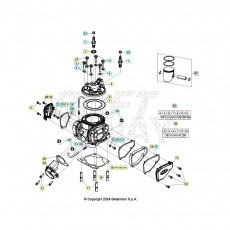 Beta RR300RC 25 Zylinder/Zylinderkopf/Ventiltrieb