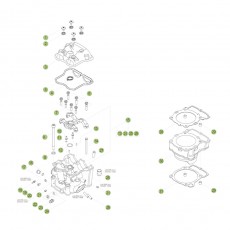 Beta RR350 12 Zylinder - Zylinderkopf - Ventiltrieb 1