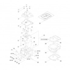 Beta RR350 13 Zylinder - Zylinderkopf - Ventiltrieb 1