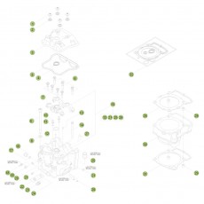 Beta RR350 Racing 13 Zylinder/Zylinderkopf/Ventiltrieb 1