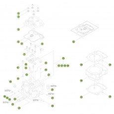 Beta RR350 Racing 15 Zylinder/Zylinderkopf/Ventiltrieb 1